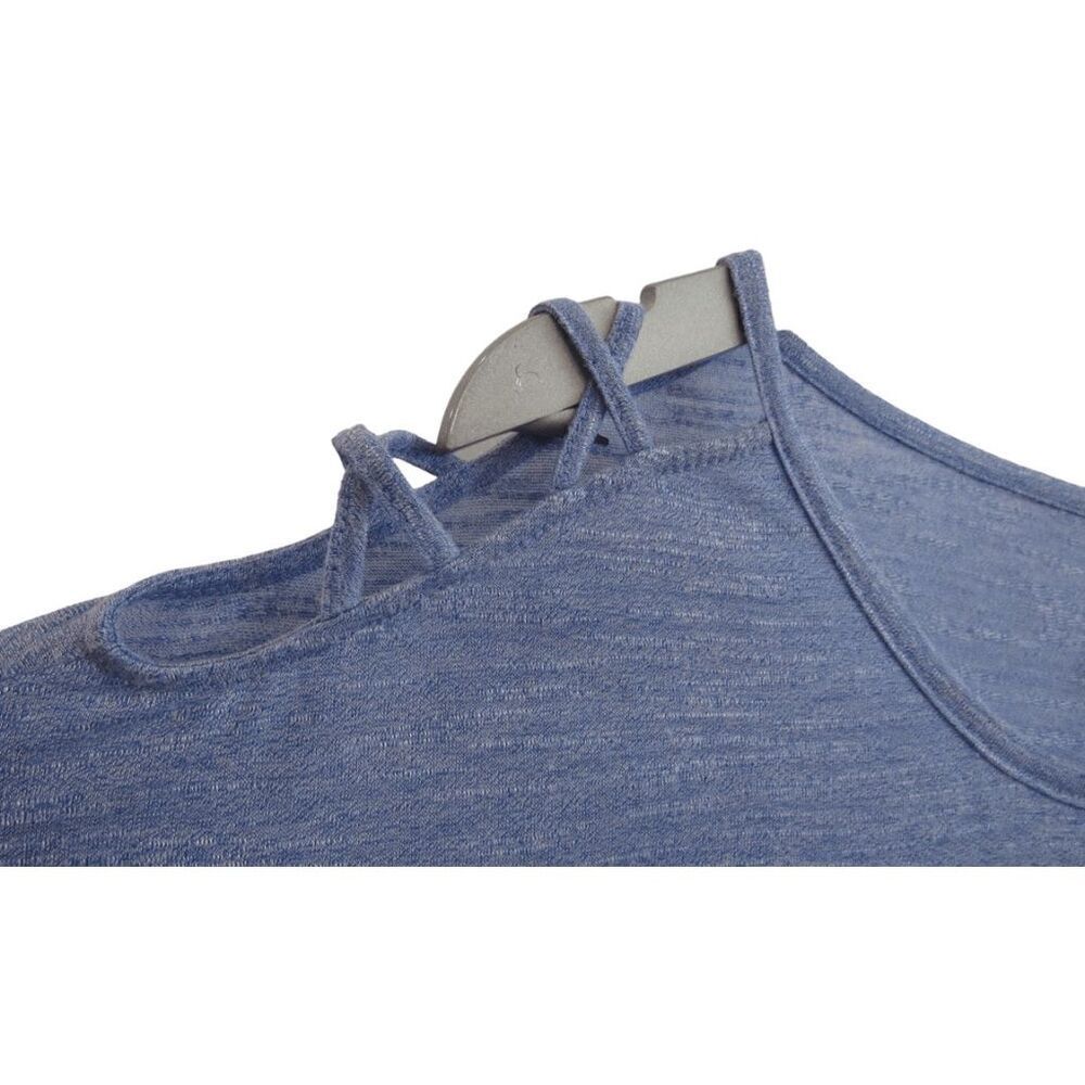 Active Life Heathered Blue Top M - Picture 3 of 5